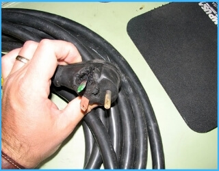 RV power cords damage